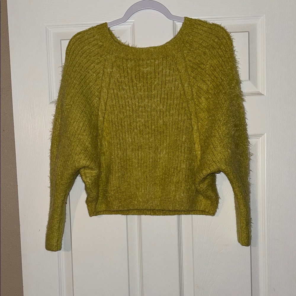 DO+BE Textured Mustard Sweater